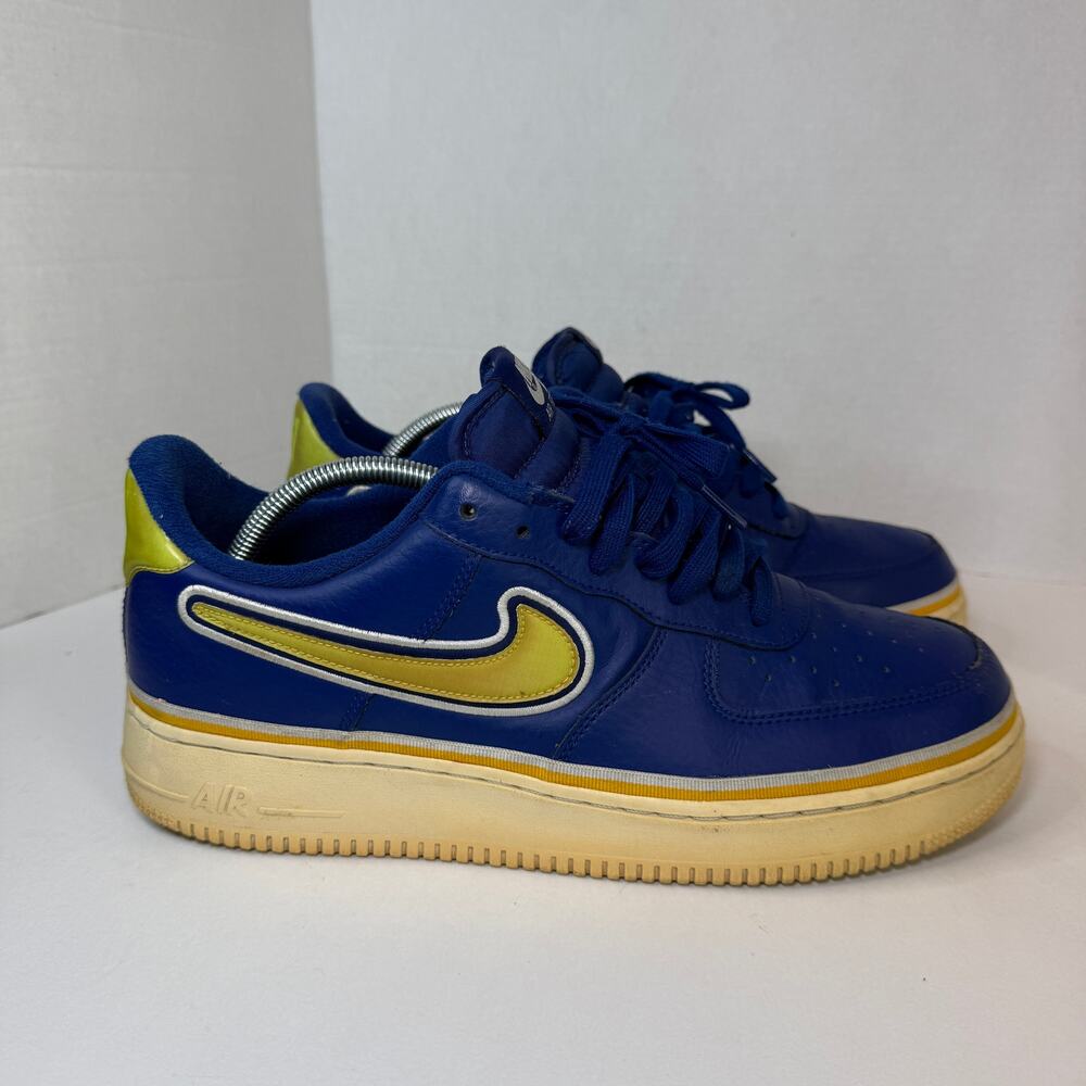 Nike Air Force 1 '07 LV8 Sport 'Warriors' Sneaker Shoes Men's Size 11.5